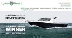 Desktop Screenshot of marcoboats.co.nz